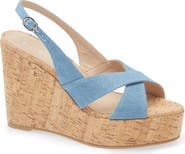 Stuart Weitzman Dayna Slingback Platform Wedge Sandal
