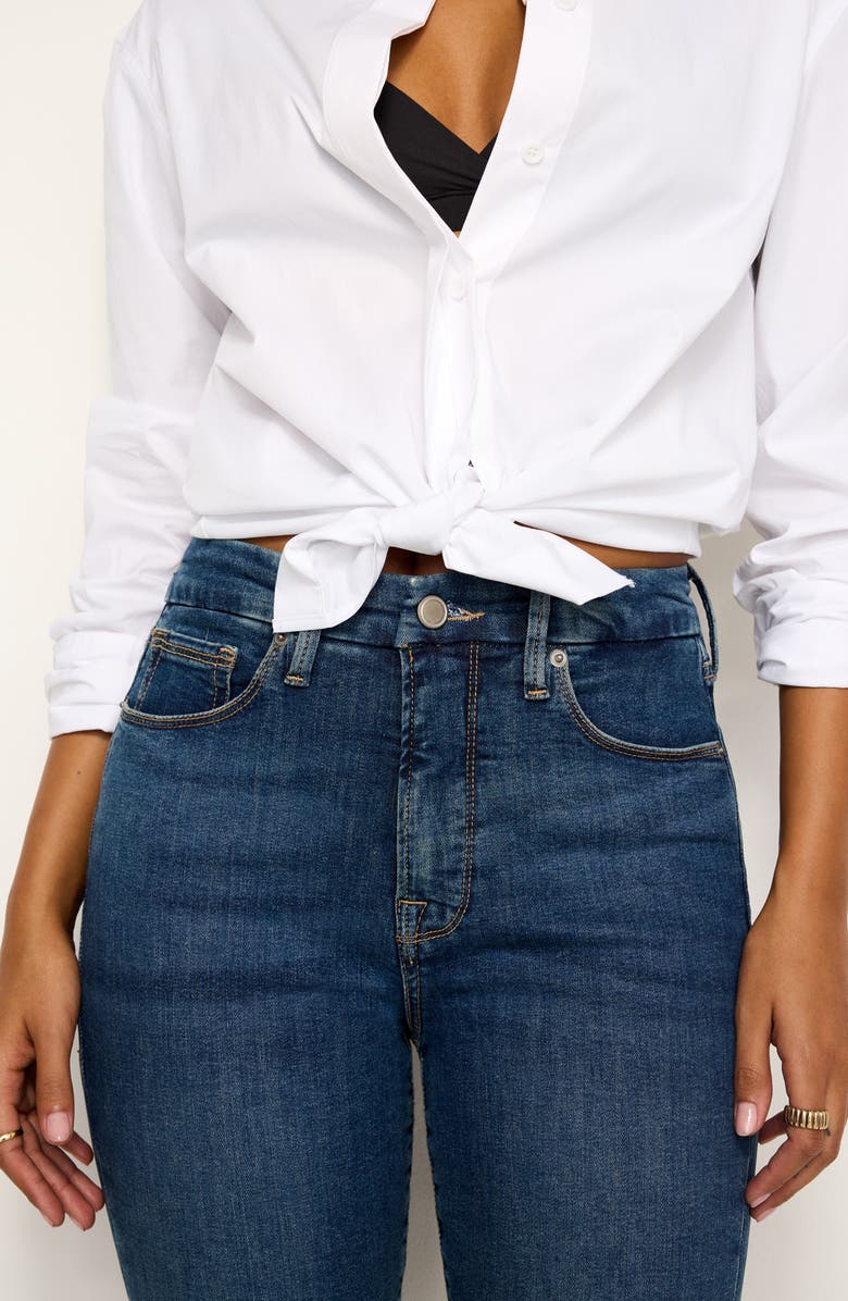 Good American Good Denim Capris, Alternate, color, Blue004