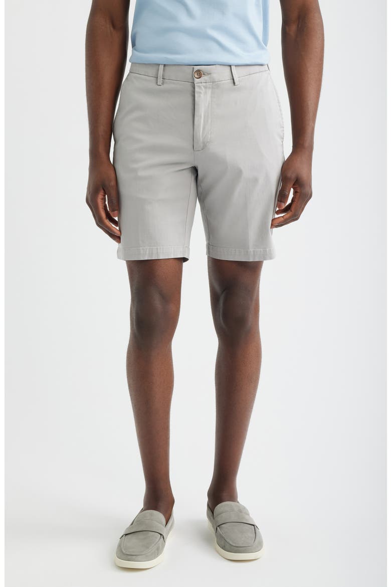 Savannah Stretch Cotton Twill Shorts, Main, color, MIST