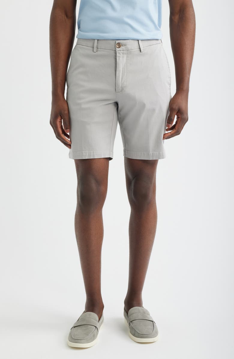 Scott Barber Savannah Stretch Cotton Twill Shorts, Main, color, Mist