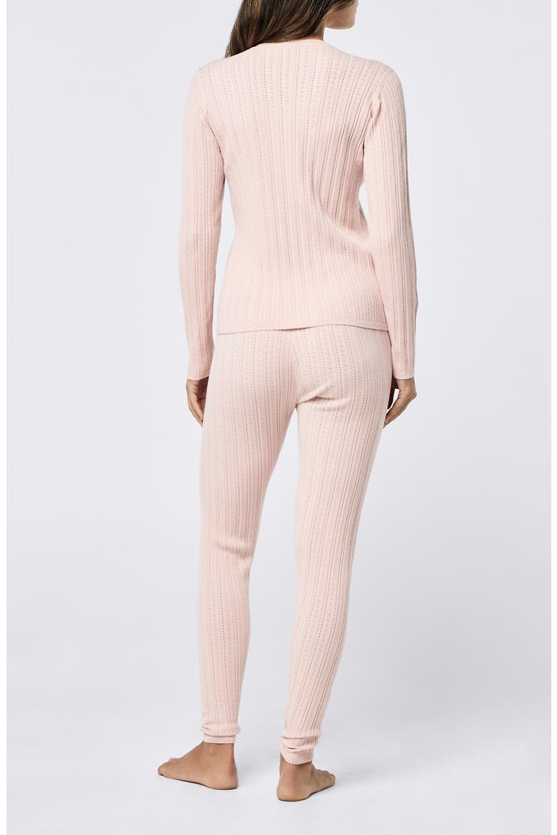 Pointelle Pajamas, Alternate, color, PEARL BLUSH