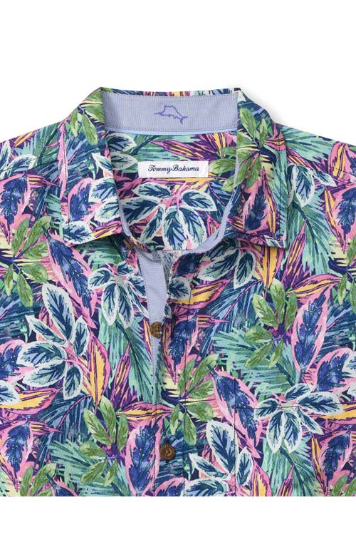 Tommy Bahama Forever Fuego Print Short Sleeve Silk Button-up Shirt