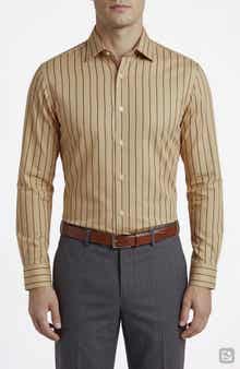 Striped Cotton Dress Shirt