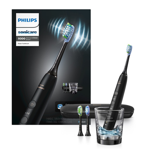 Philips Sonicare Diamondclean Smart 9300 Electric Toothbrush Black In Black