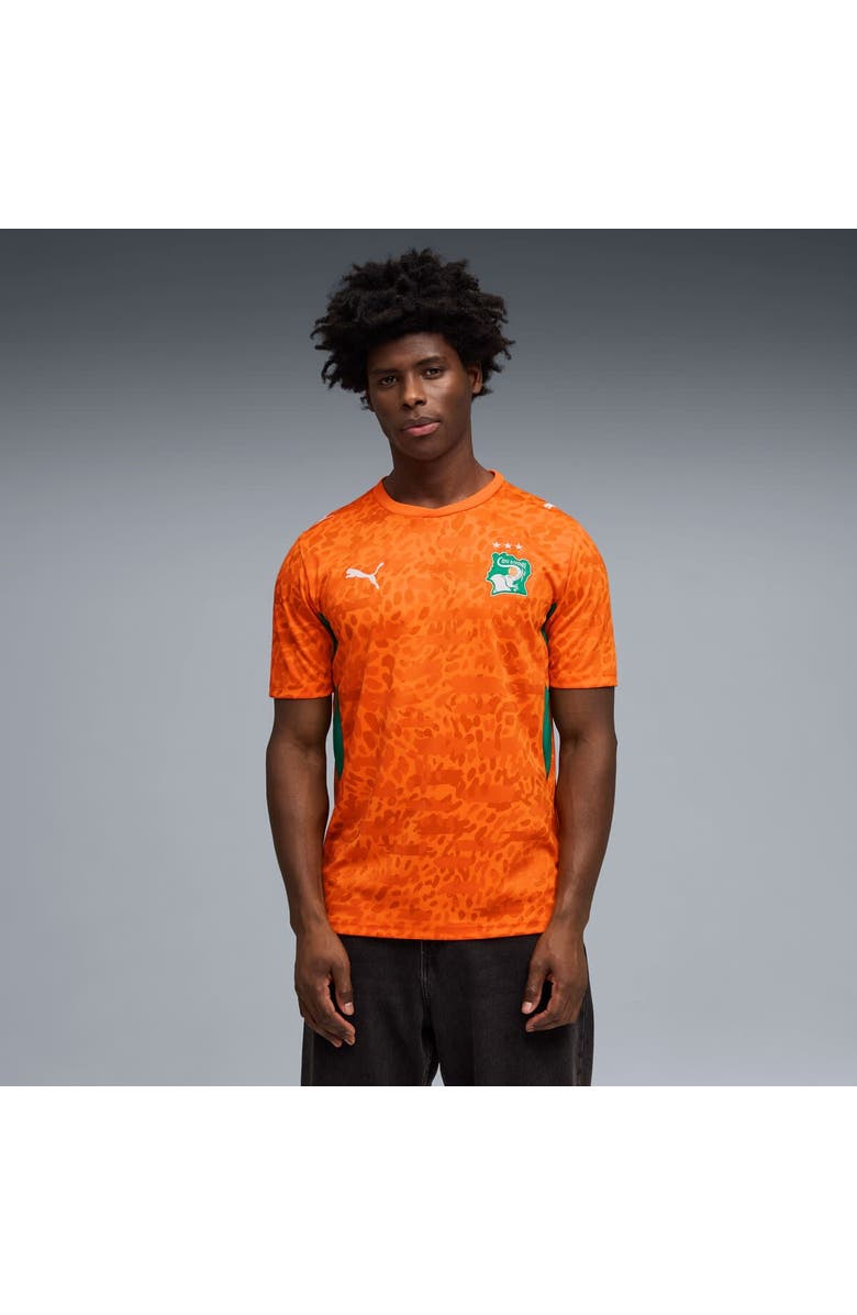 PUMA Men's Puma  Orange Ivory Coast National Team 2026 Home Replica Jersey, Main, color, Orange