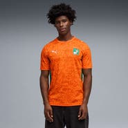 PUMA Men's Puma  Orange Ivory Coast National Team 2026 Home Replica Jersey