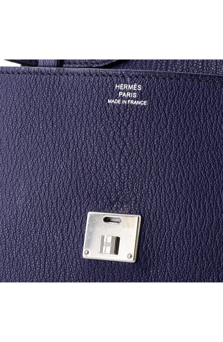 Pre-Owned Hermes Clic Wallet on Strap Chevre Mysore 16, Alternate, color, Bleu Encre