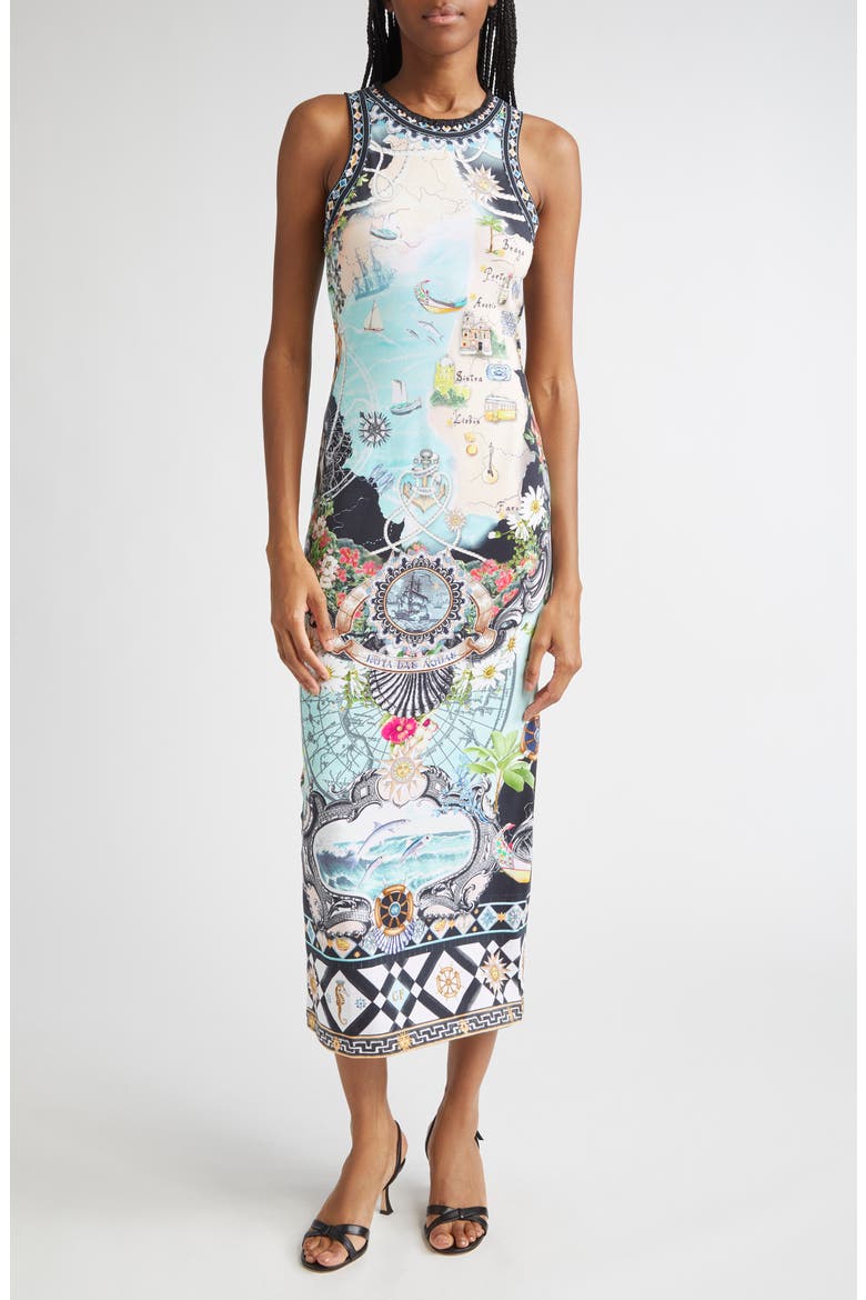 Folk Afloat Jersey Tank Dress, Main, color, FOLK AFLOAT
