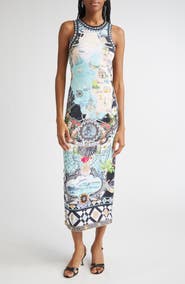 Camilla Folk Afloat Jersey Tank Dress