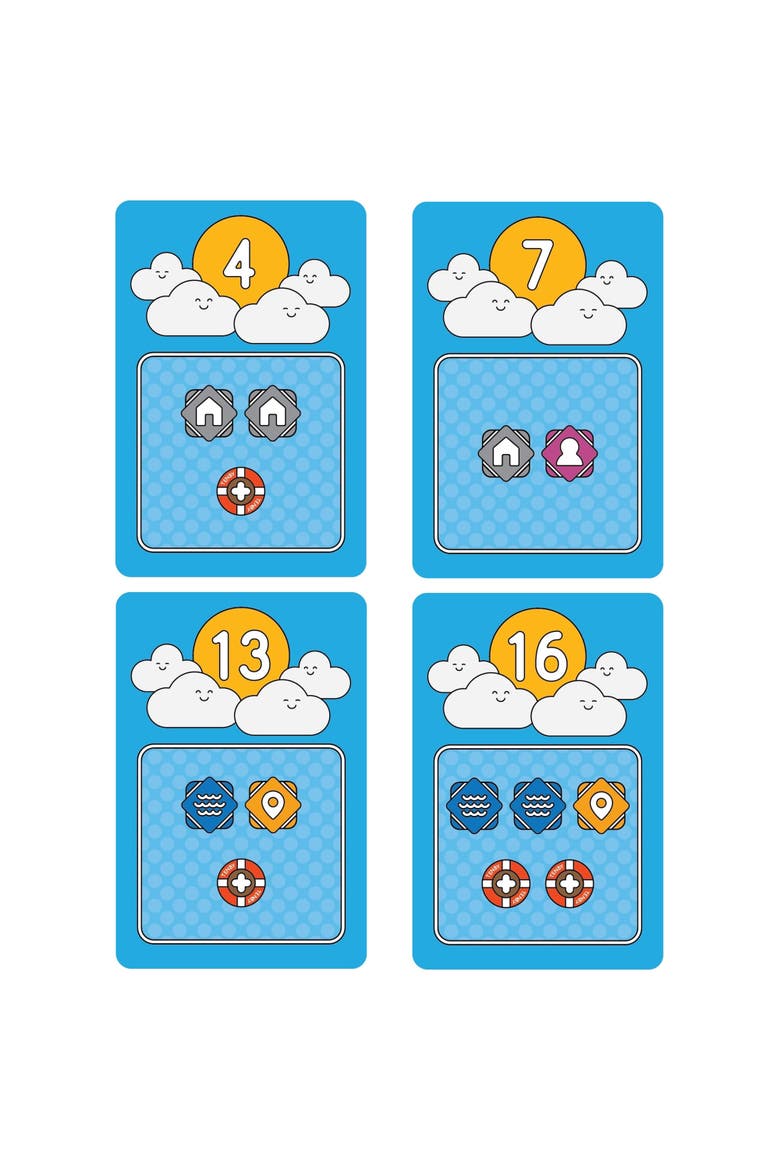 Tenby, Matching Card Game, Action Drafting, Ages 14+, Alternate, color, Blue