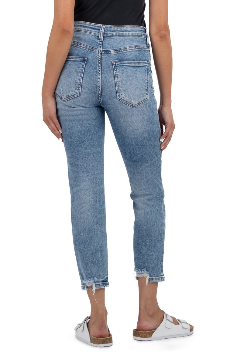 Rachael High Waist Crop Mom Jeans, Alternate, color, EQUALITY