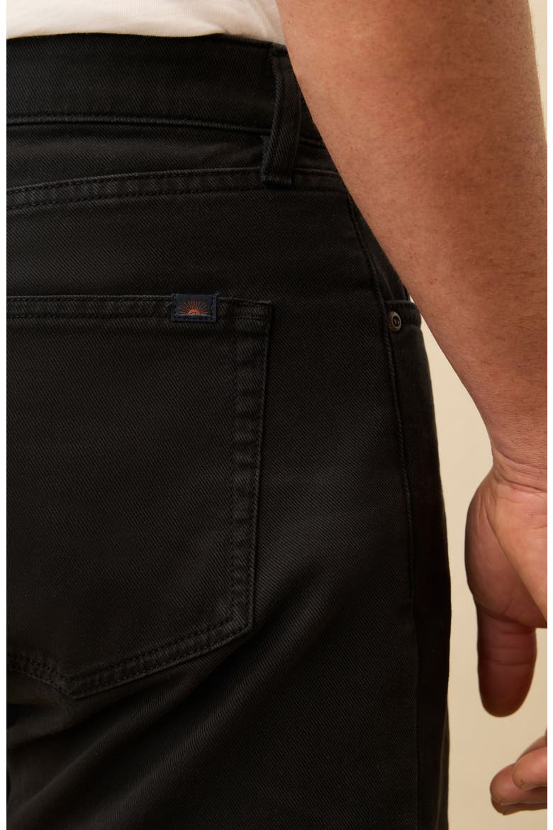 Reserve Classic Fit Stretch Cotton Twill 5-Pocket Pants, Alternate, color, RIDGE BLACK