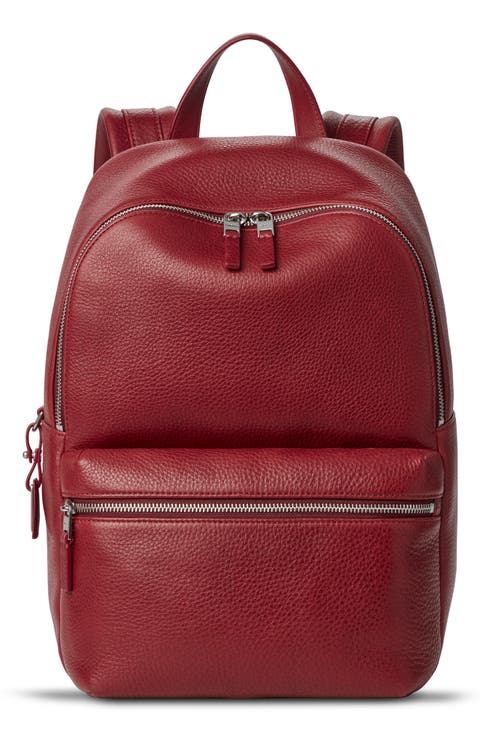 Small Runwell Leather Backpack