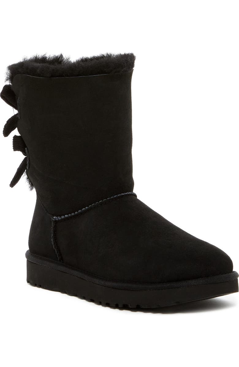 UGG<sup>®</sup> Bailey Twinface Genuine Shearling & Bow Corduroy Boot, Main, color,
