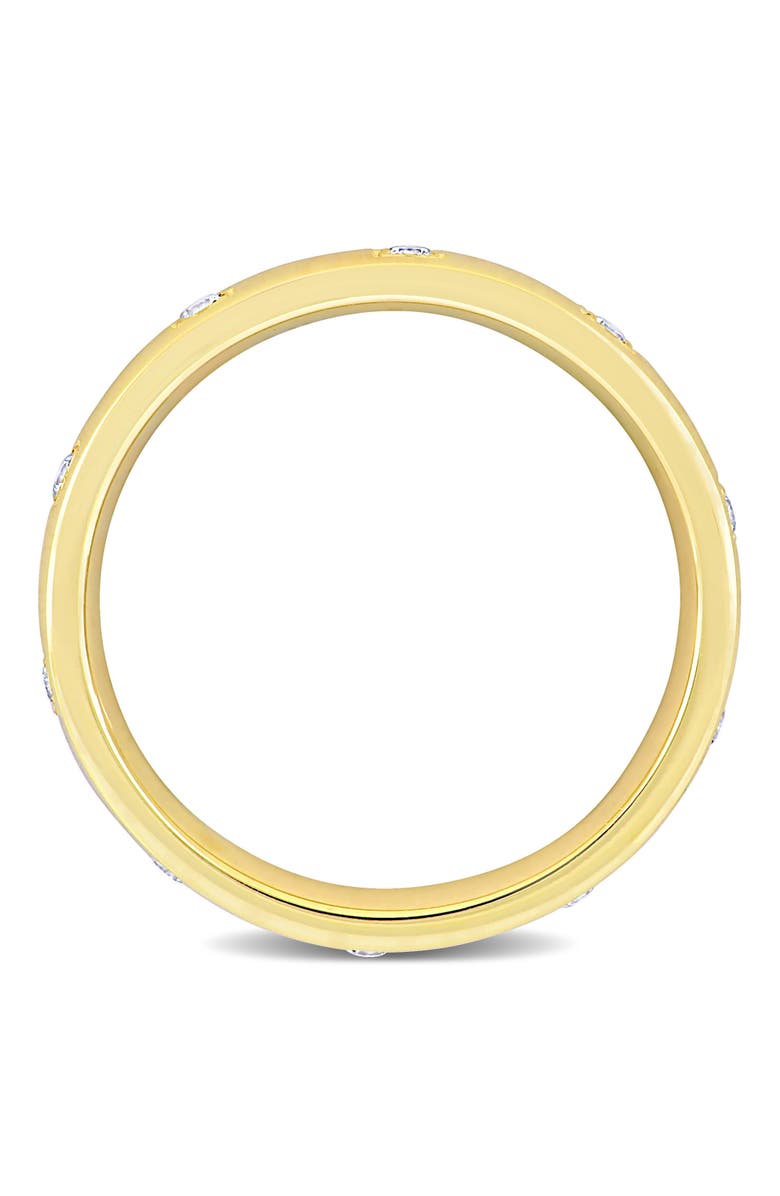 Julianna B. Cubic Zirconia Wedding Band 14k, Alternate, color, 