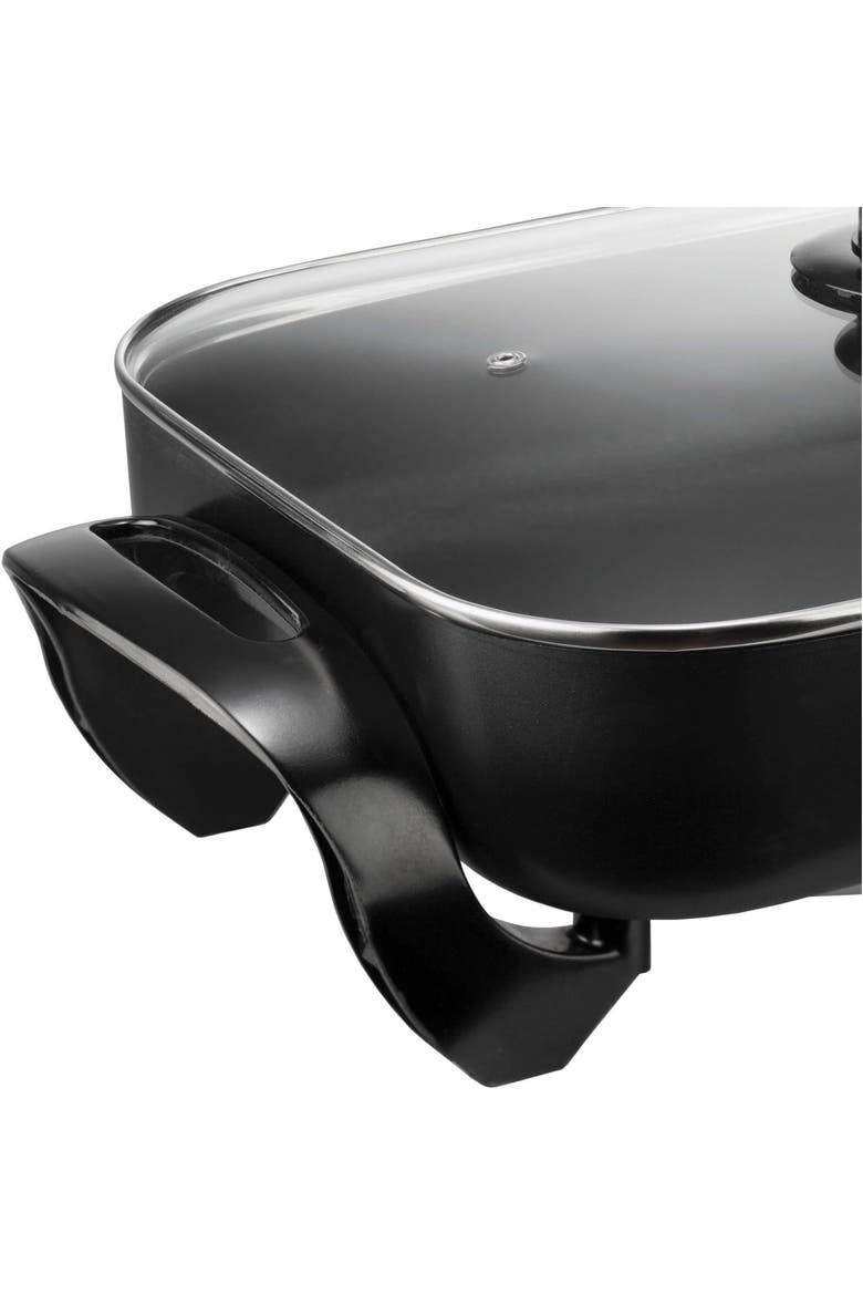 Electric Skillet, Alternate, color, Black