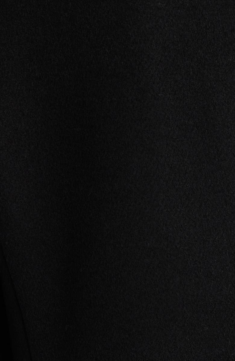 Sam Edelman Doubled Breasted Wool Blend Military Coat, Alternate, color, Black