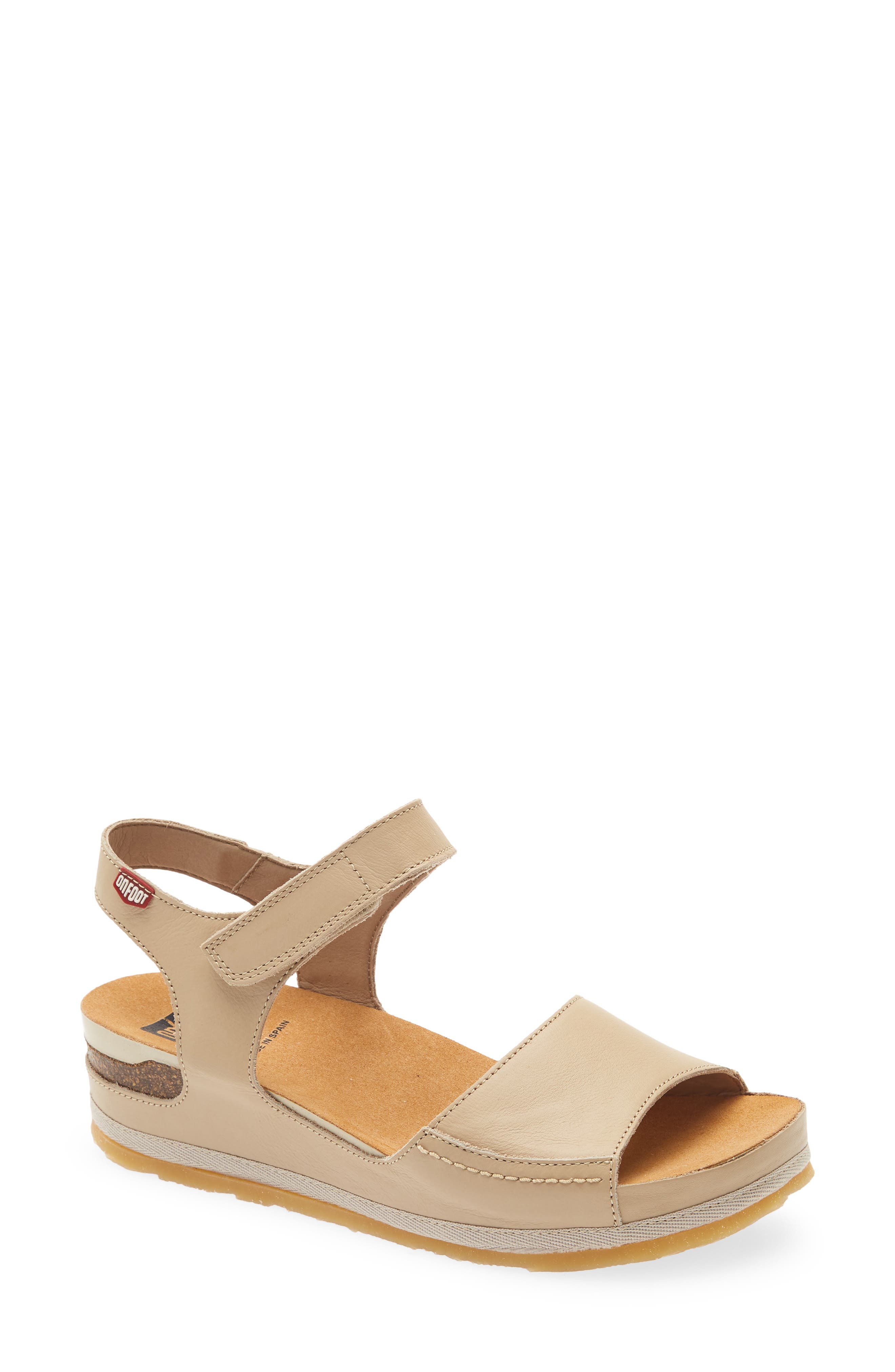Cynara Platform Sandal, Main, color, MENORCA BEIGE