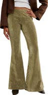Free People Start Me Up Flare Velvet Pants
