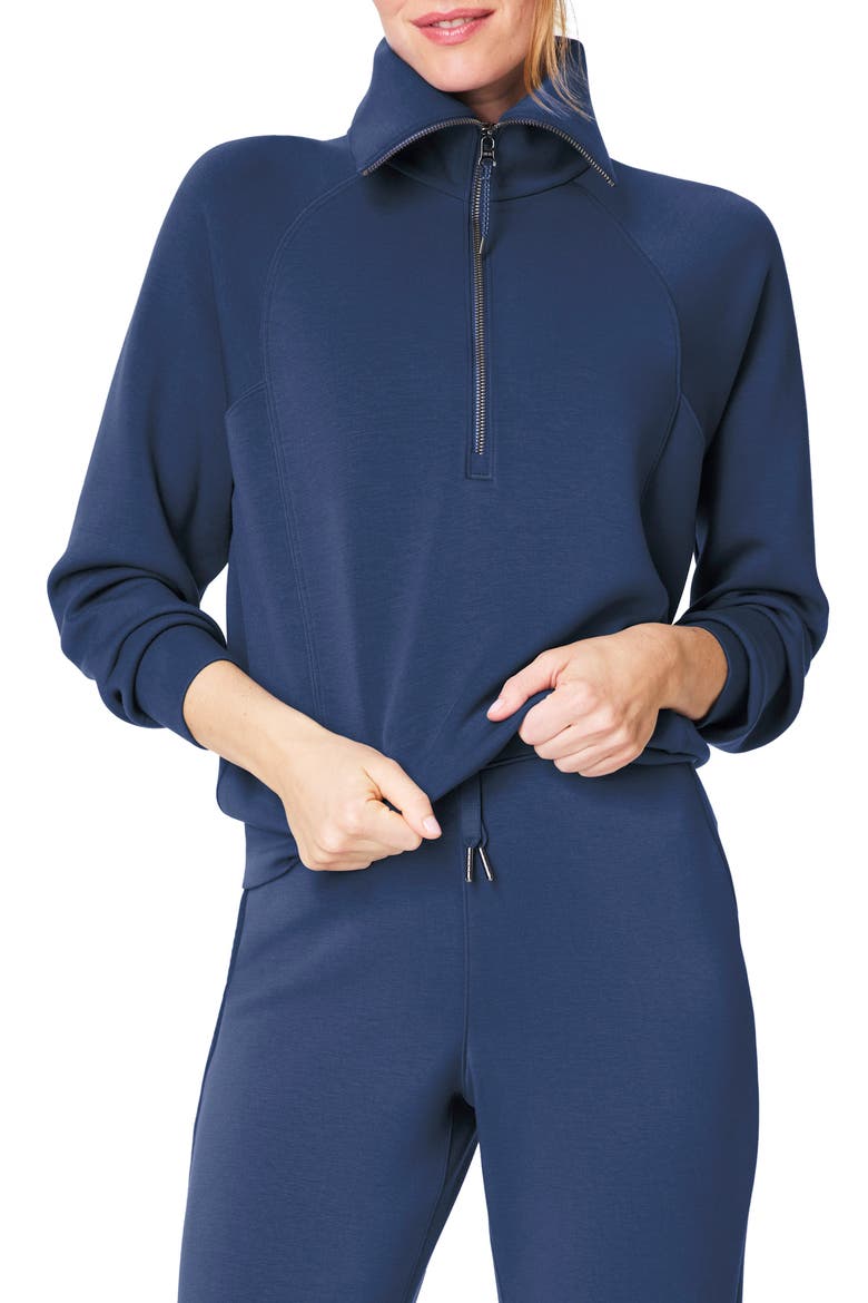AirEssentials Half Zip Sweatshirt, Main, color, FADED INDIGO