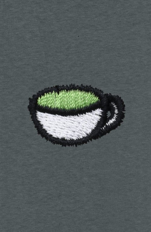 Dalix Mens Lil Matcha Heavy Weight Cotton Tee