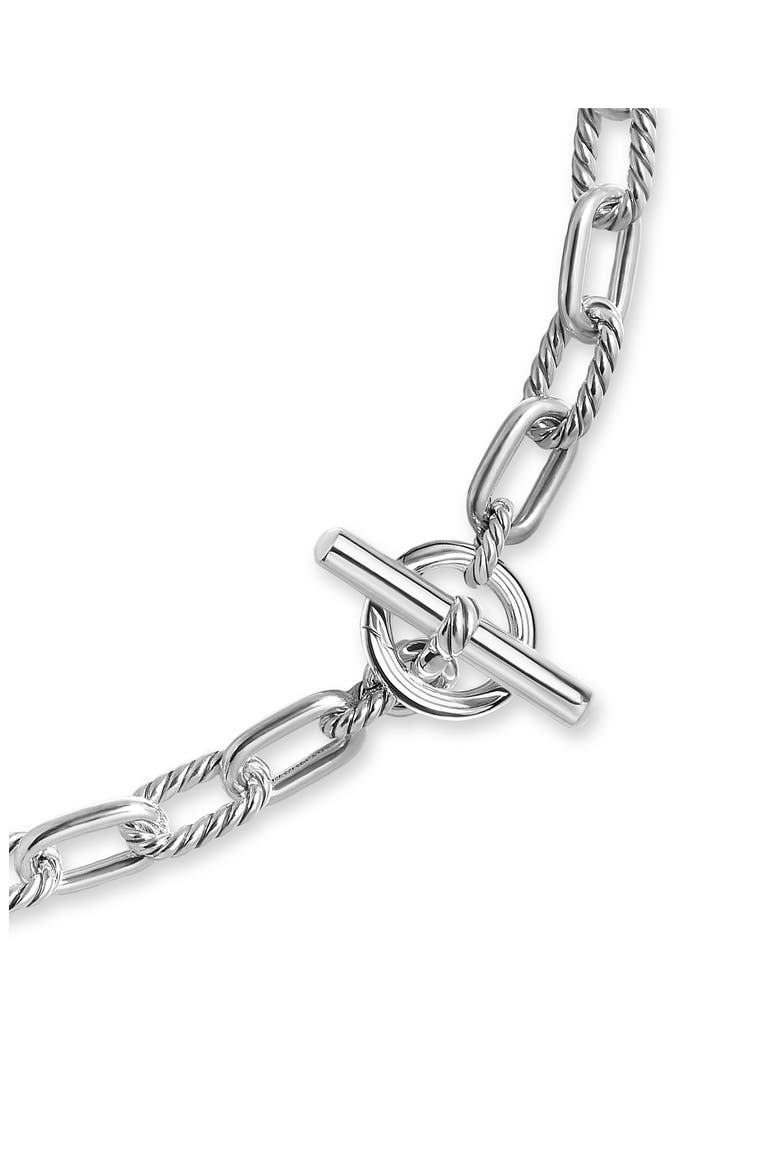 Madison Toggle Chain Necklace, 8.5mm, Alternate, color, STERLING SILVER