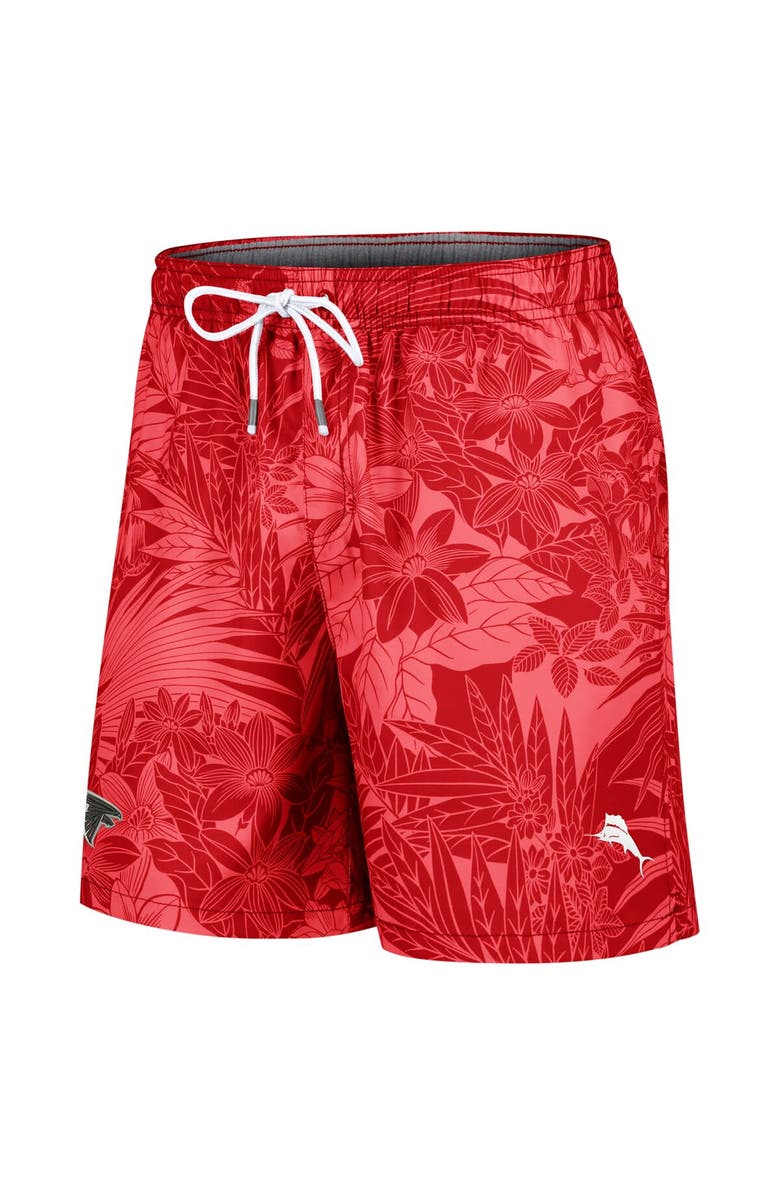 Tommy Bahama Men's Tommy Bahama Red Atlanta Falcons Santiago Palms Board Shorts, Alternate, color, 