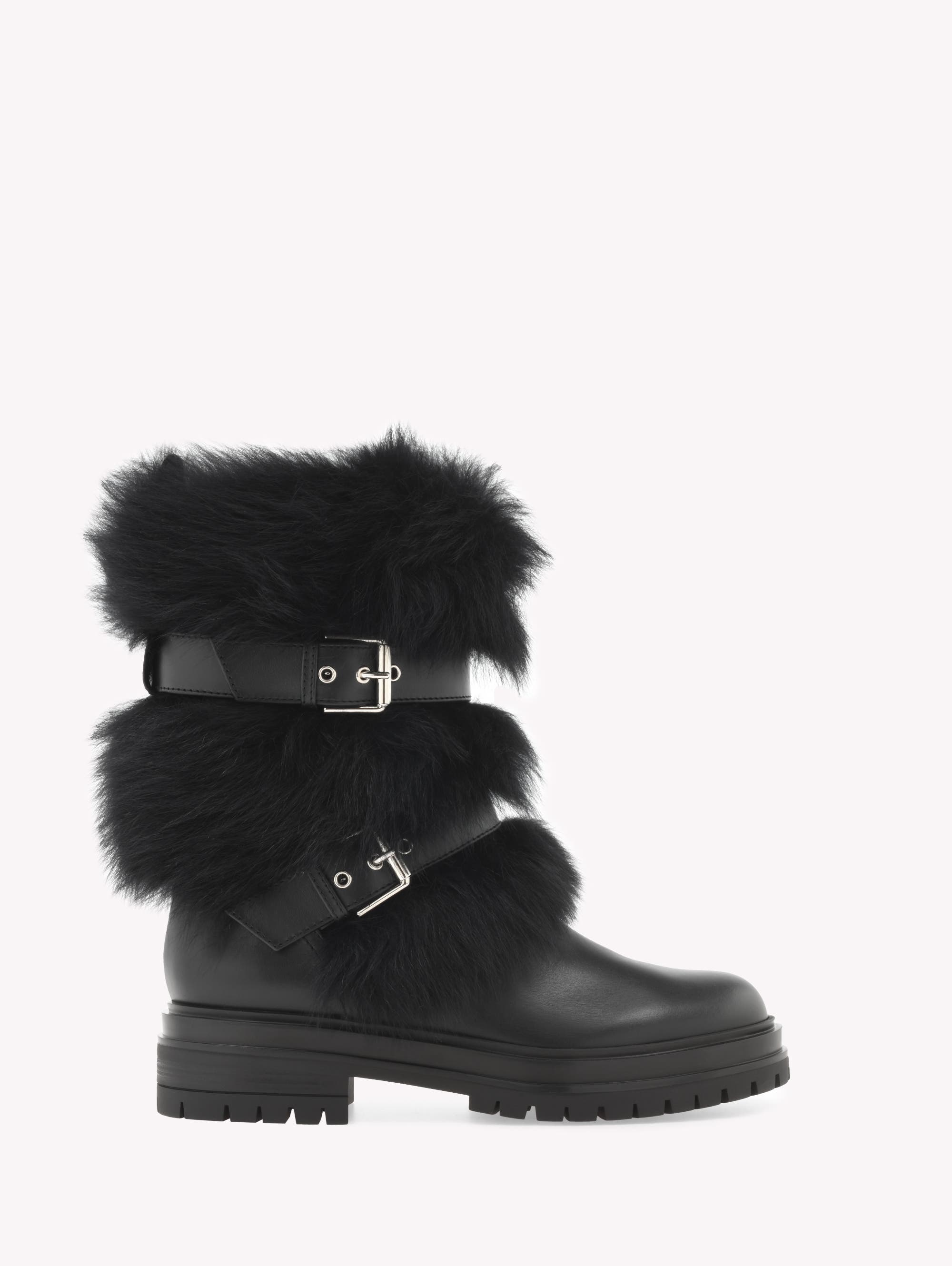 Gianvito Rossi Maverick Booties, Main, color, Black