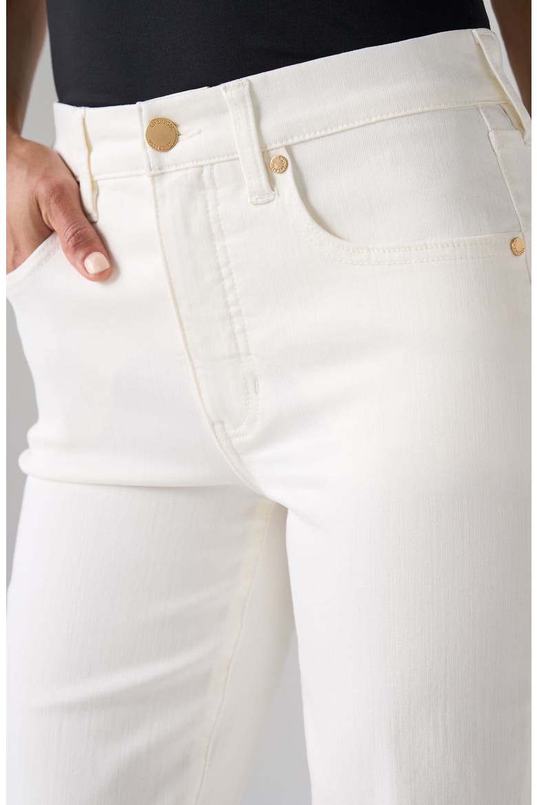 Kennedy High Waist Straight Leg Jeans, Alternate, color, PORCELAIN