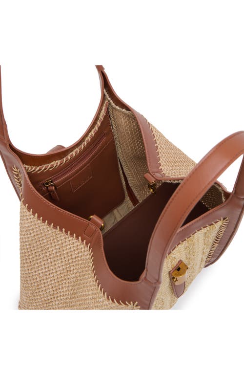 DOLCE VITA DOLCE VITA LOURDES WOVEN RAFFIA TOTE