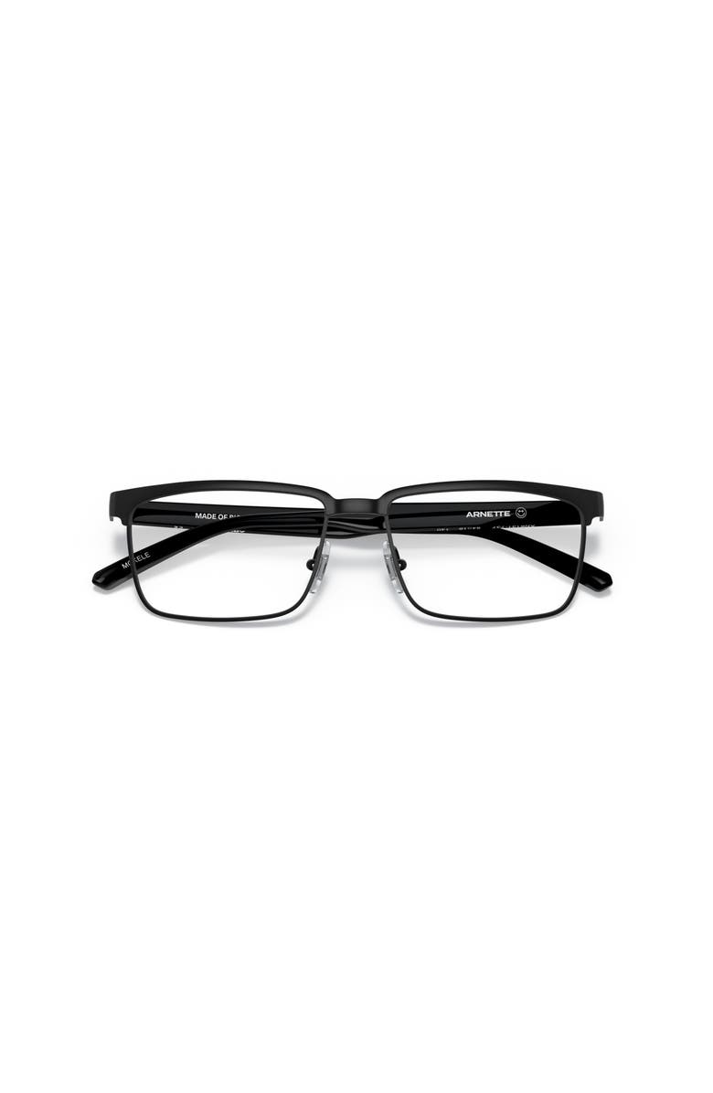 ARNETTE 54mm Rectangle optical glasses, Alternate, color, Black