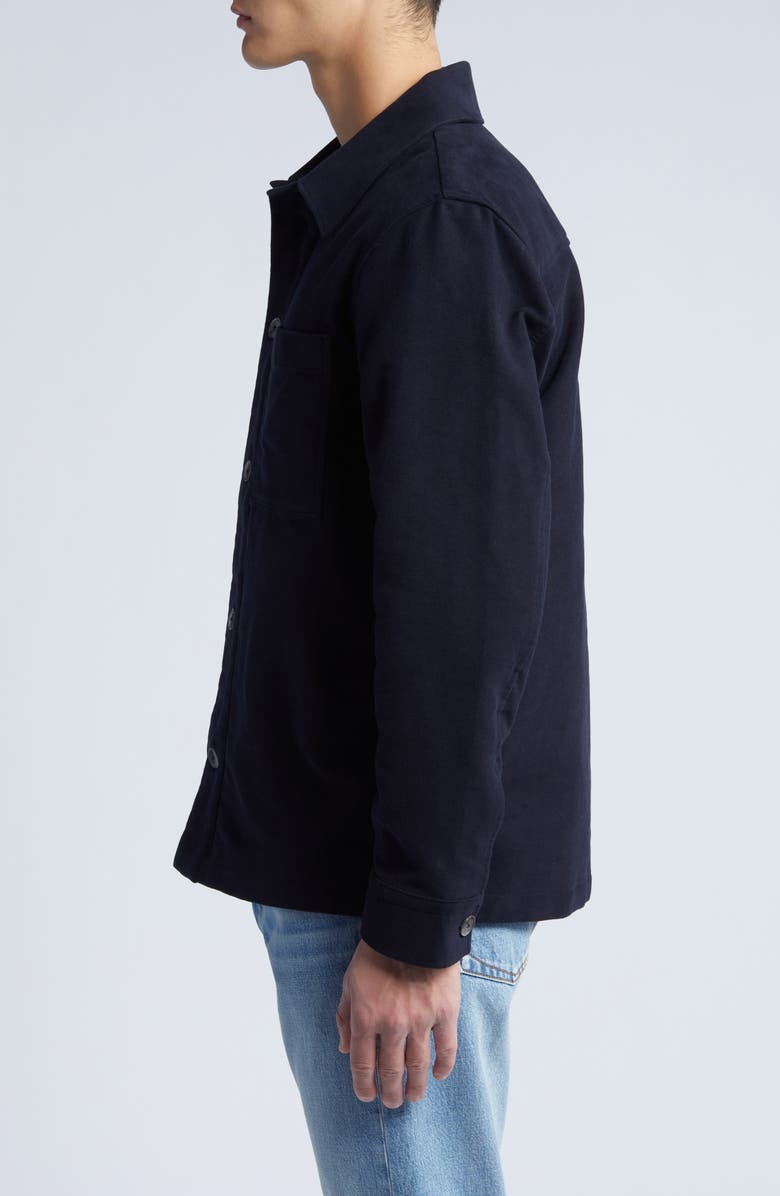 NN07 Asger 1724 Moleskin Cotton Shirt Jacket, Alternate, color, 