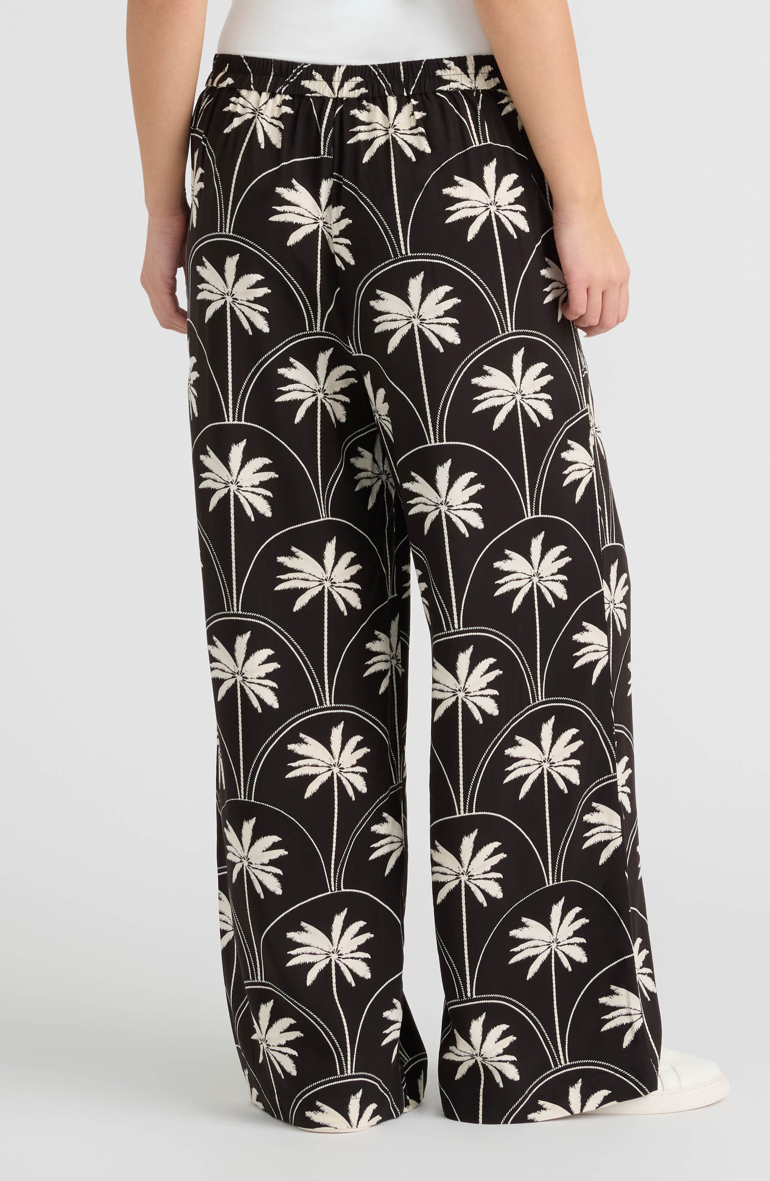 Wide Leg Challis Pants - image 2