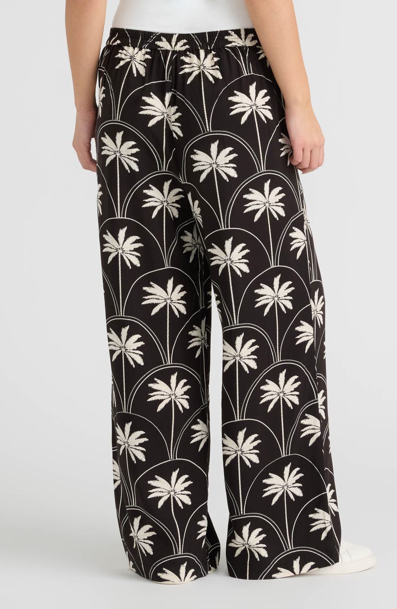 NVLT Wide Leg Challis Pants, Alternate, color, 