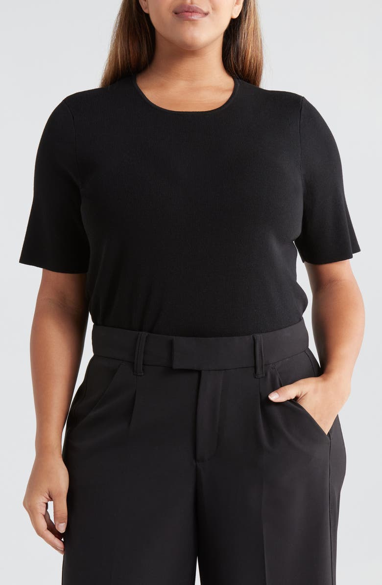 Tahari ASL Rib Top, Main, color, 