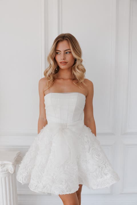 Delancey Bow Mini Dress