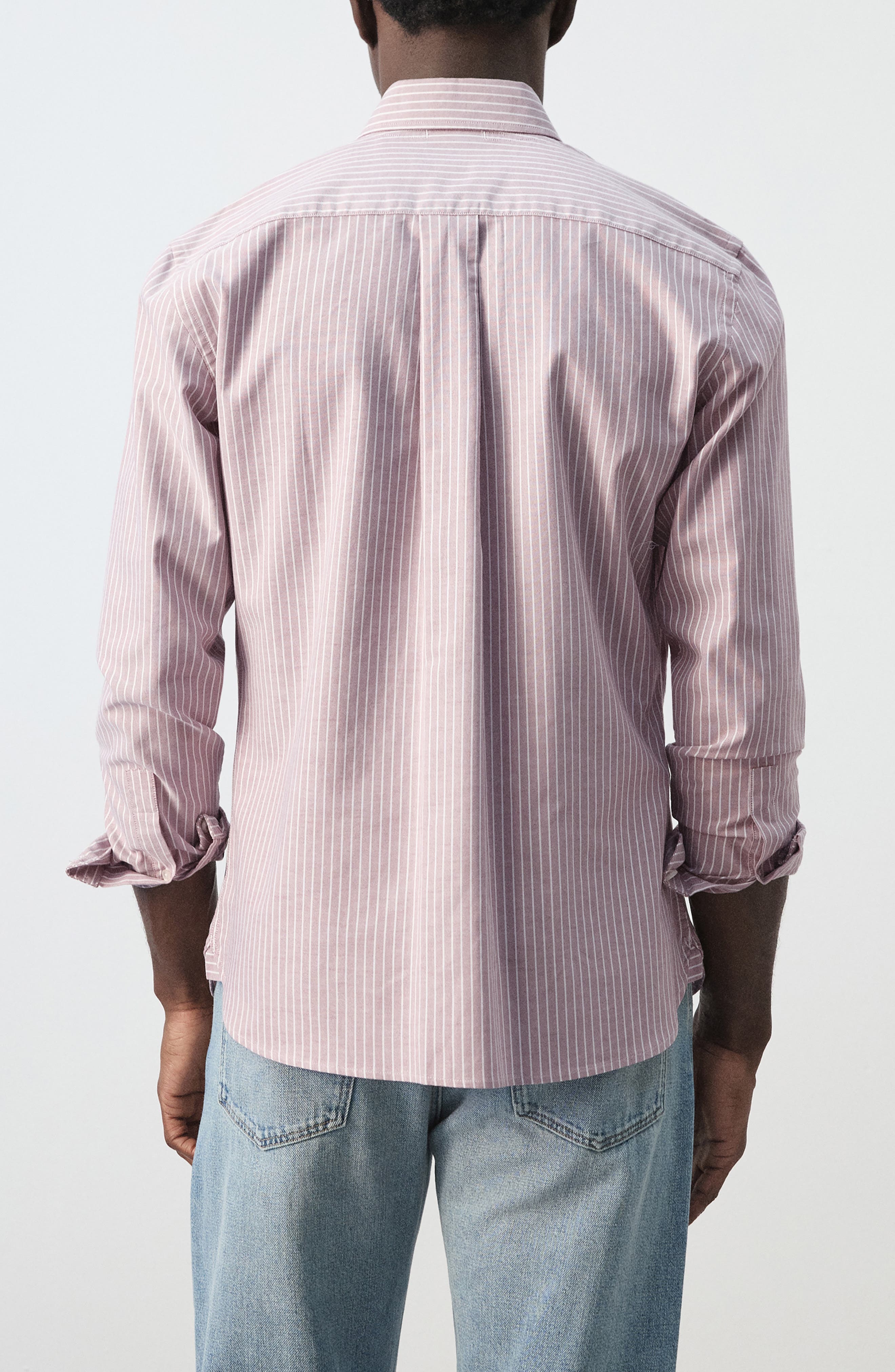 Regular Fit Stripe Button-Down Shirt - image 4