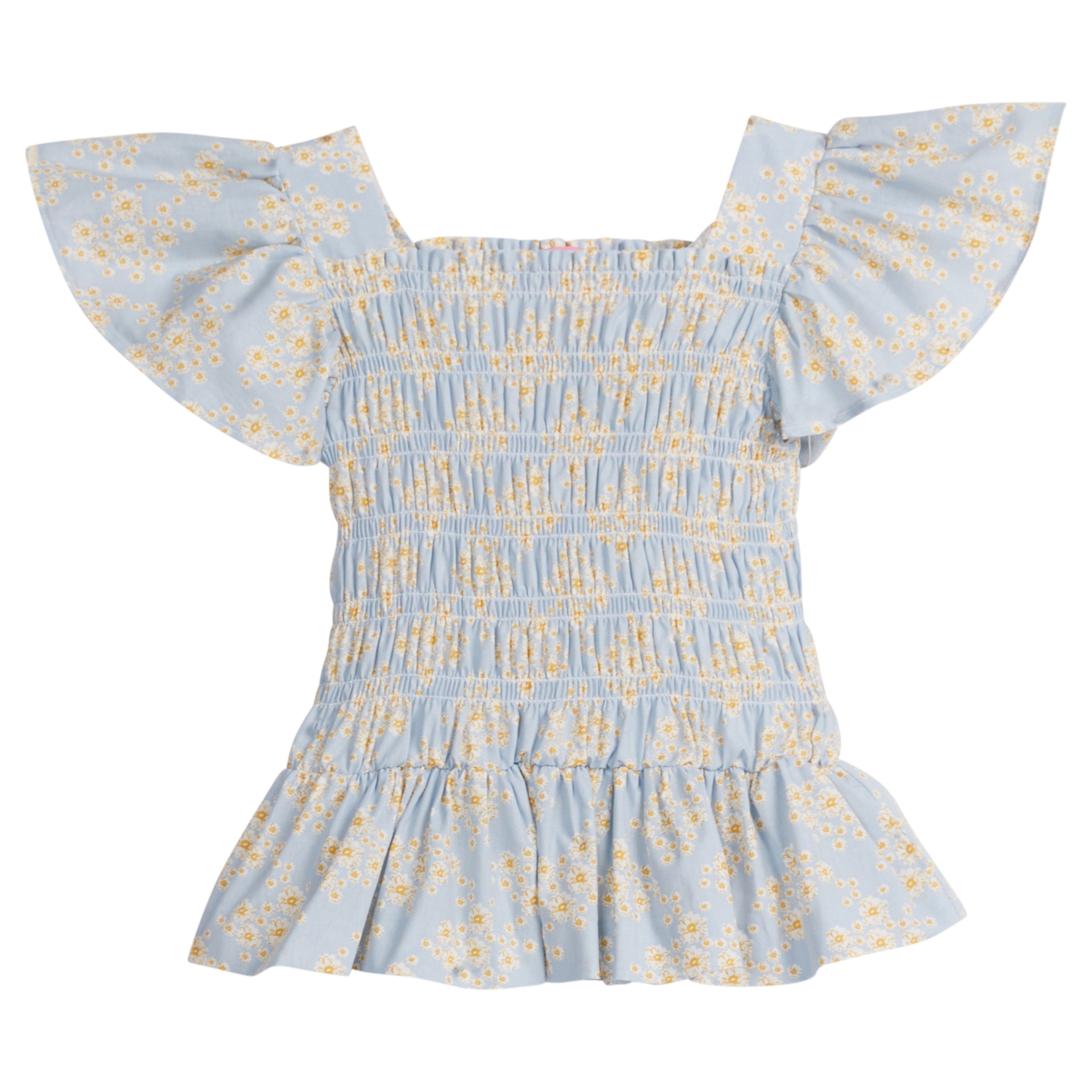Blue Ditsy Floral