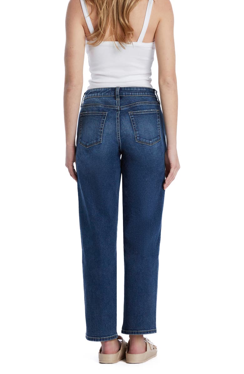 HINT OF BLU Clever High Waist Slim Straight Leg Jeans, Alternate, color, 