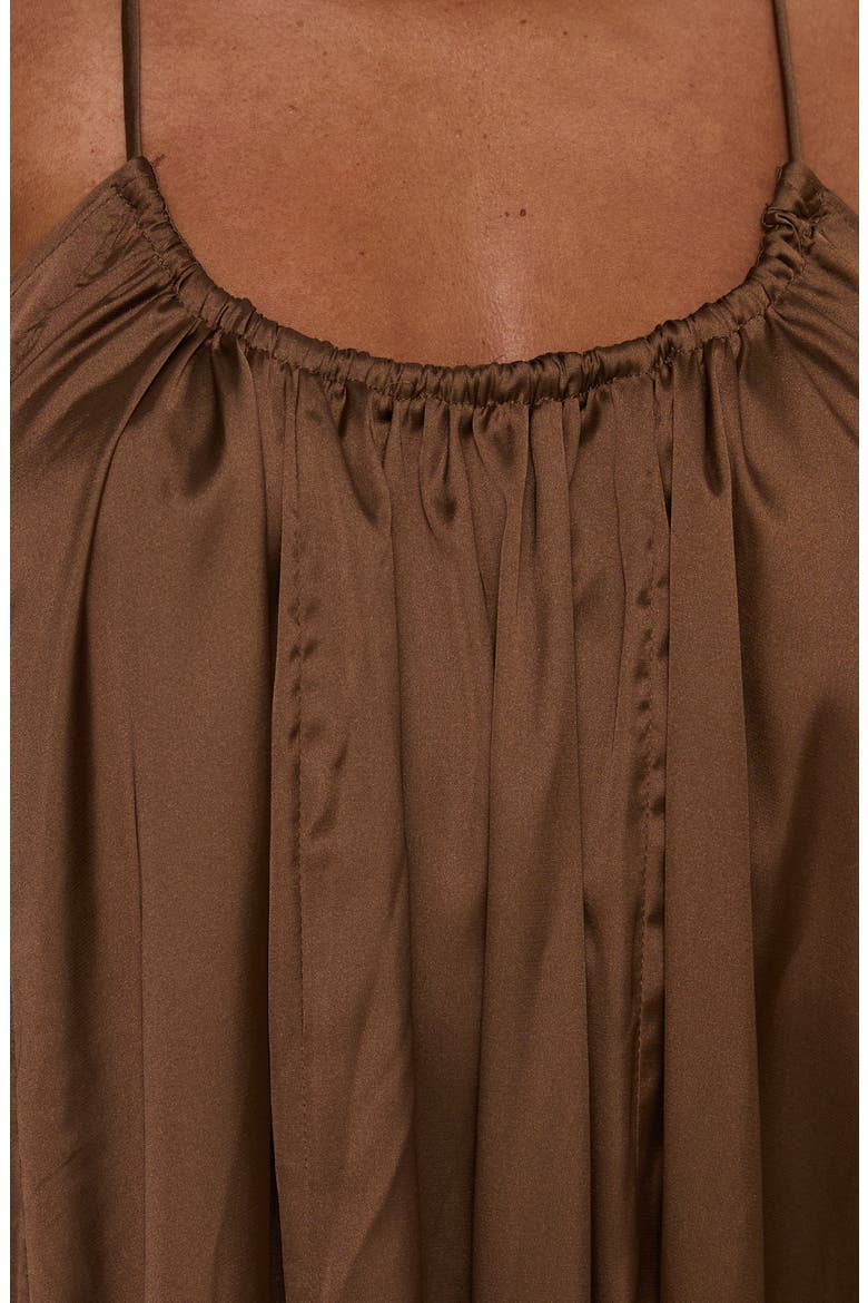Seatides Scoop Maxi Dress, Alternate, color, CHOCOLATE