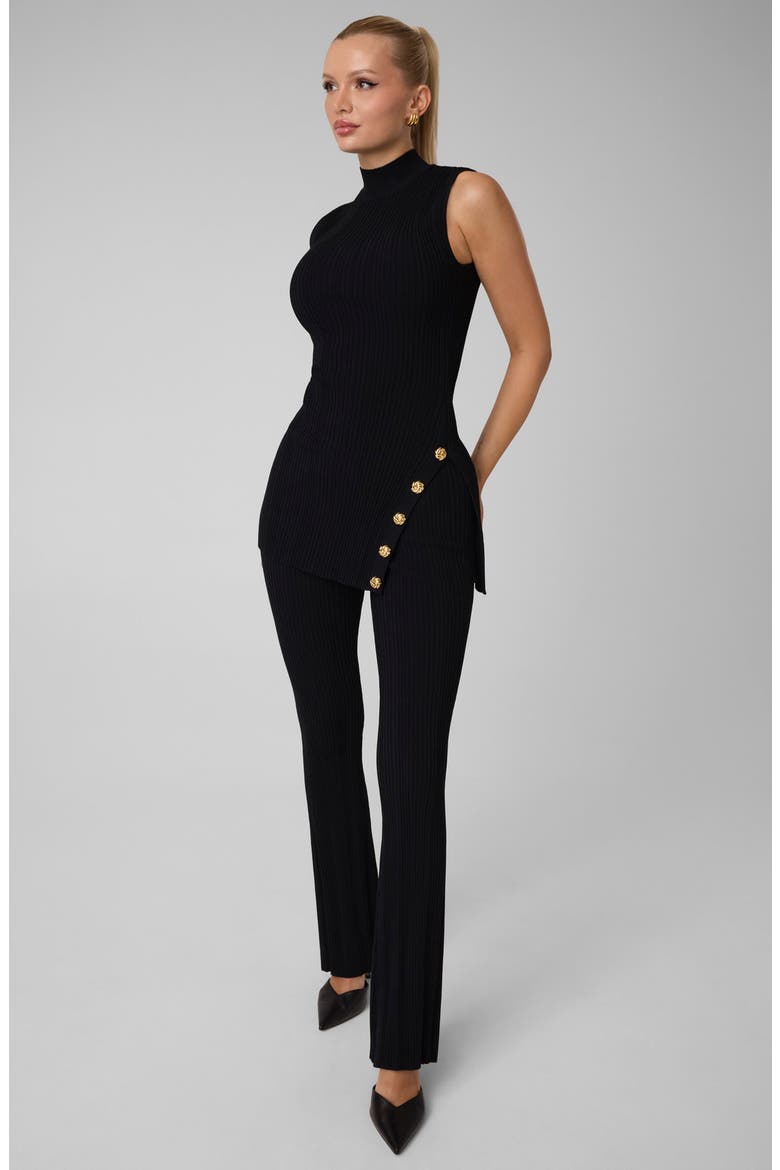 Lima Sleeveless Tunic Sweater, Alternate, color, JBLACK-BLACK