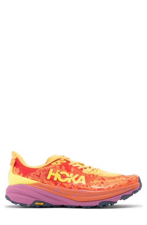 Hoka Speedgoat 6 Sneaker In Sherbet/beet Root