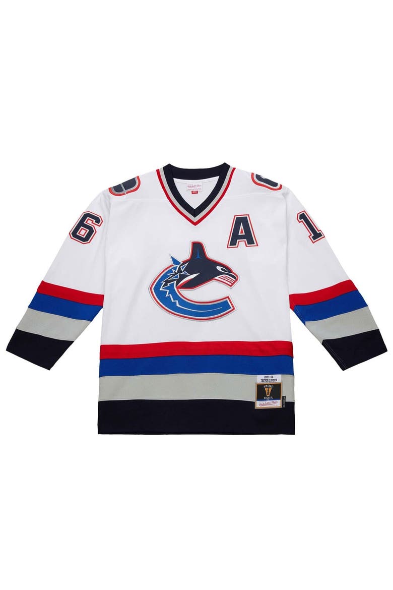 Men's Trevor Linden White Vancouver Canucks 2003-04 Power Play Jersey, Alternate, color, White