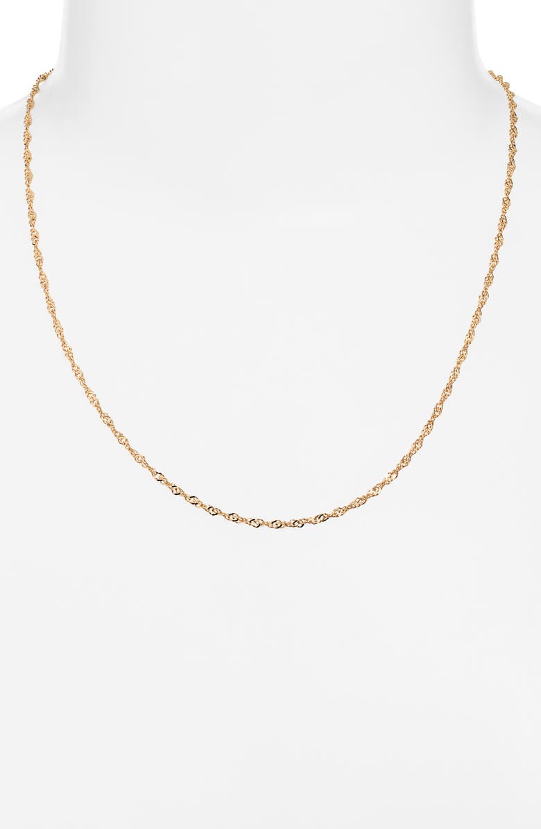 Set & Stones Lorenzo Necklace, Alternate, color, Gold