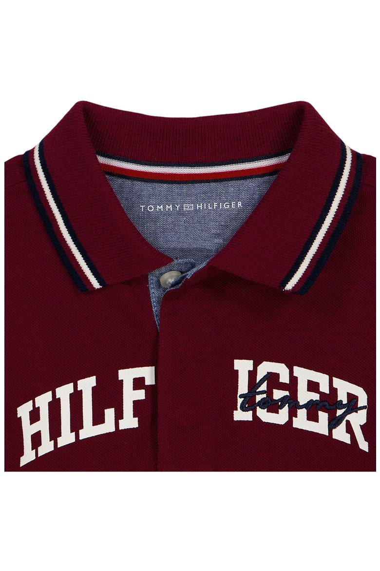 Kids' 2-Piece Polo & Pants Set, Alternate, color, BURGUNDY NAVY
