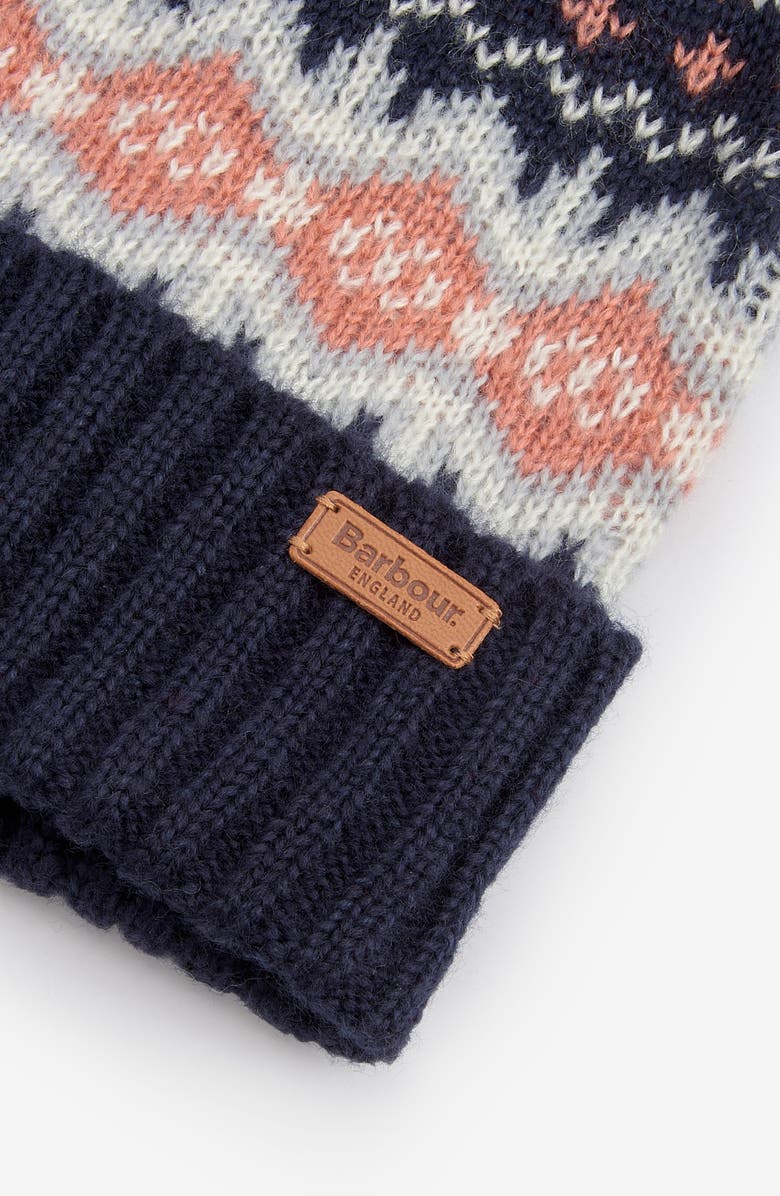 Barbour Fair Isle Dog Sweater & Beanie 2-Piece Gift Set, Alternate, color, Pink/ Navy