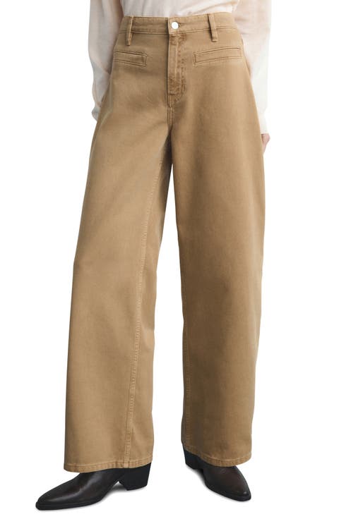 Welt Pocket Balloon Jeans (Caramel)