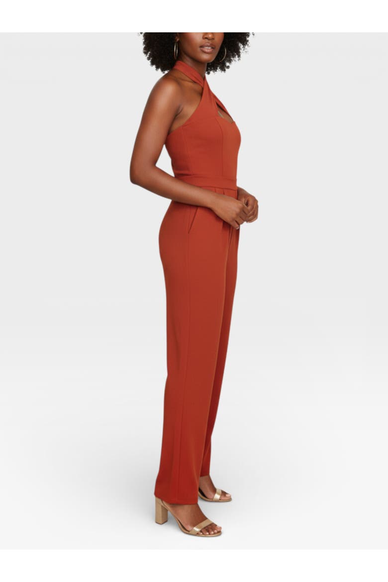 Roxie Halter  Jumpsuit, Alternate, color, Sienna