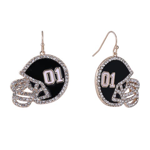 Game Day Football Helmet Earrings