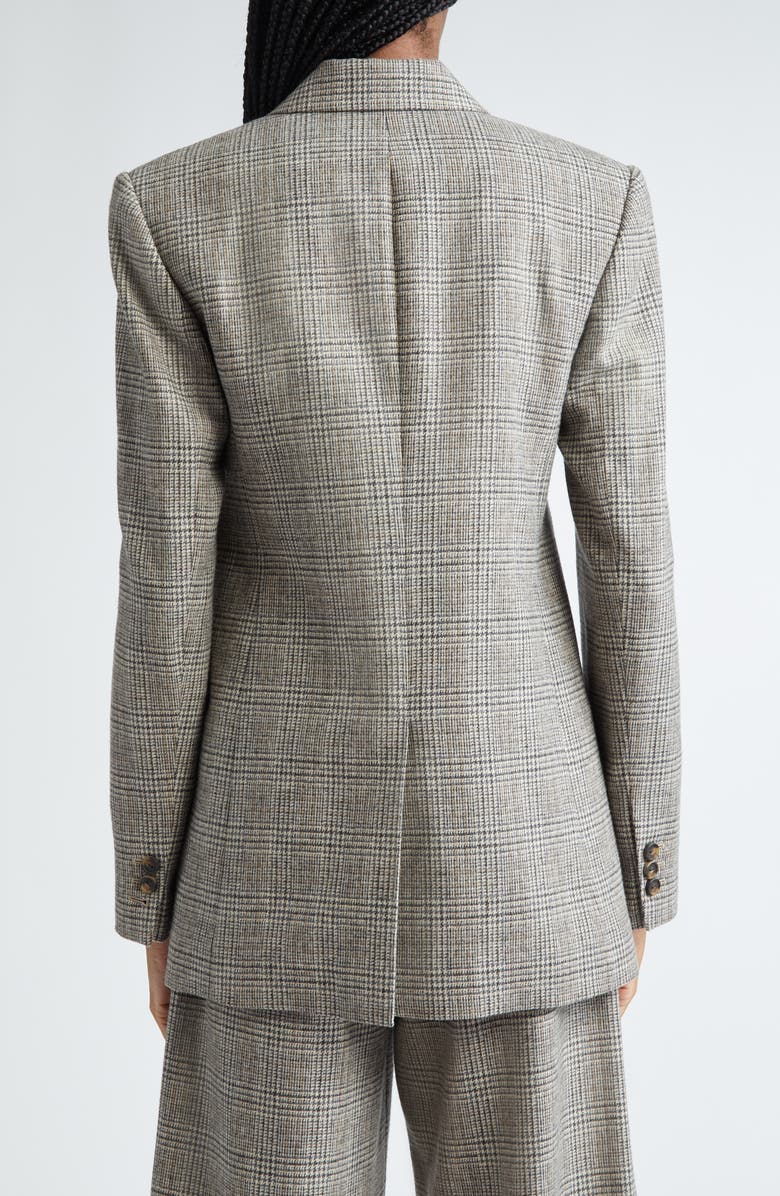 Vince Glen Plaid Double Breasted Blazer, Alternate, color, Heritage Grey